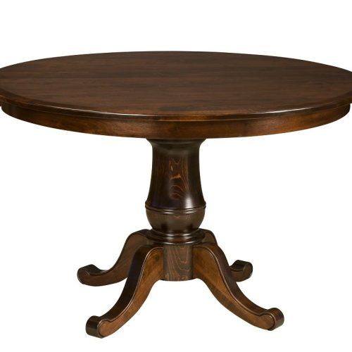 Monogram 48'' Solid Oak Pedestal Dining Tables (Photo 3 of 20)
