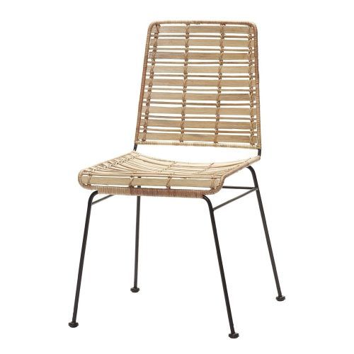 Natural Rattan Metal Chairs (Photo 7 of 20)