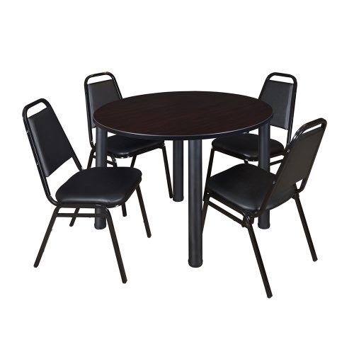 Round Breakroom Tables And Chair Set (Photo 15 of 20)