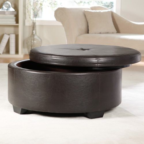 Round Button Tufted Coffee Tables (Photo 13 of 20)