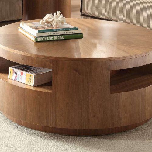 Round Coffee Table Storages (Photo 3 of 20)