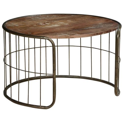 Round Industrial Coffee Tables (Photo 7 of 20)