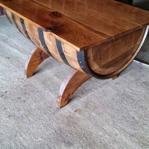 Rustic Oak And Black Coffee Tables (Photo 17 of 20)