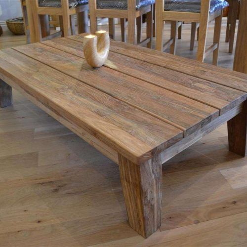 Rustic Wood Diy Coffee Tables (Photo 17 of 20)