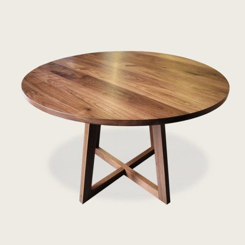 Monogram 48'' Solid Oak Pedestal Dining Tables (Photo 7 of 20)