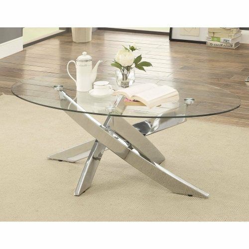 Velma Modern Satin Plated Coffee Tables (Photo 15 of 20)