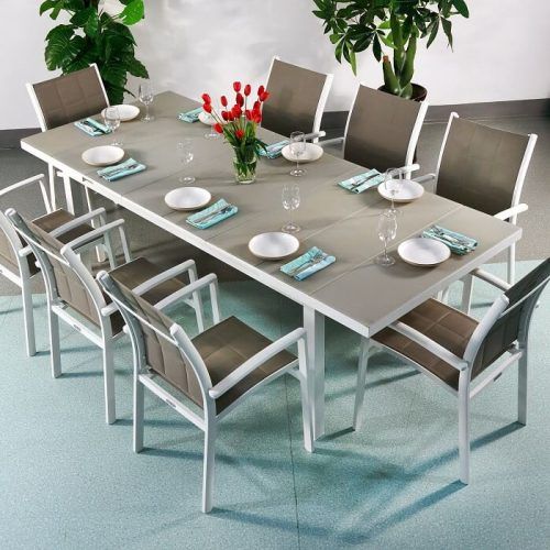 White 8 Seater Dining Tables (Photo 19 of 20)