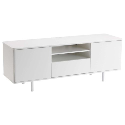 White Gloss Tv Stands With Drawers (Photo 11 of 15)