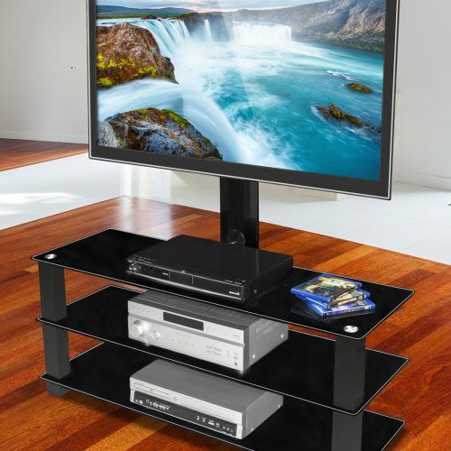 Glass Shelves Tv Stands For Tvs Up To 60" (Photo 5 of 20)