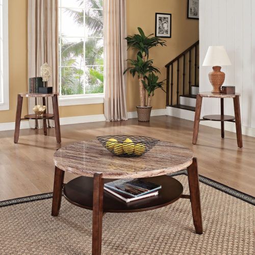 2-Piece Round Coffee Tables Set (Photo 17 of 20)