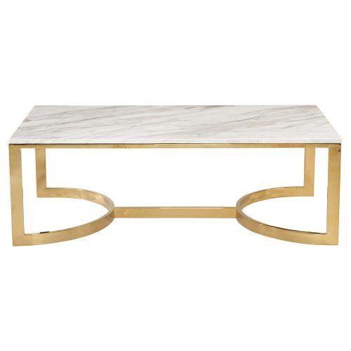 Cream And Gold Coffee Tables (Photo 4 of 20)