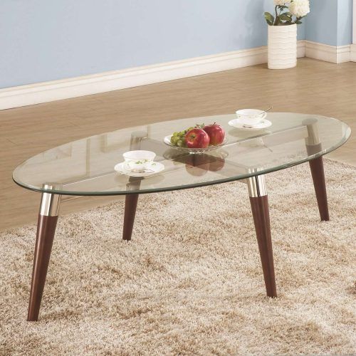 Oval Glass And Wood Coffee Tables (Photo 15 of 20)