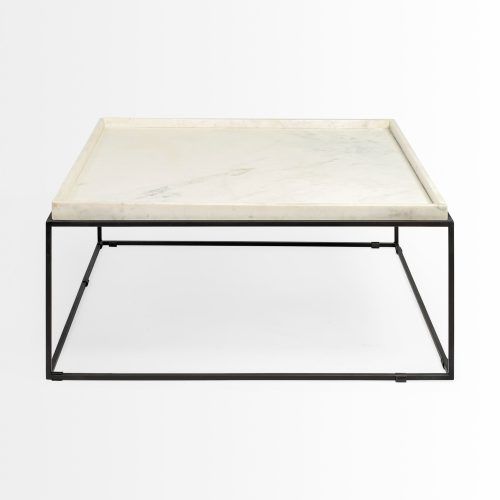 Black Metal And Marble Coffee Tables (Photo 1 of 20)