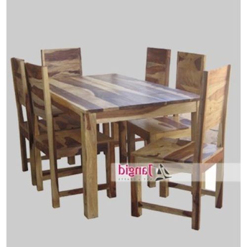 Sheesham Dining Tables And Chairs (Photo 9 of 20)