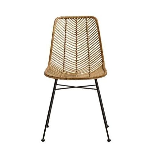 Natural Rattan Metal Chairs (Photo 5 of 20)