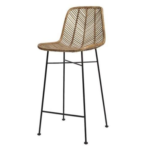 Natural Rattan Metal Chairs (Photo 13 of 20)