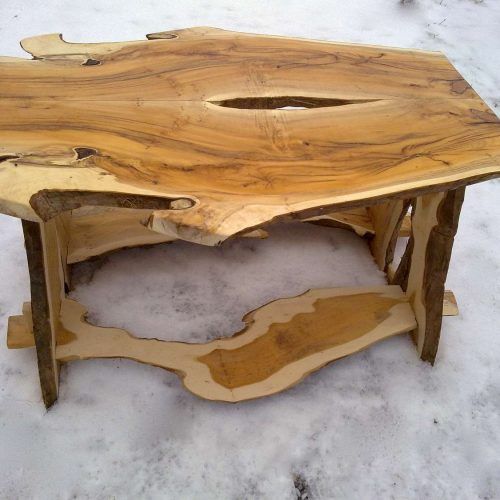 Natural Wood Coffee Tables (Photo 7 of 20)