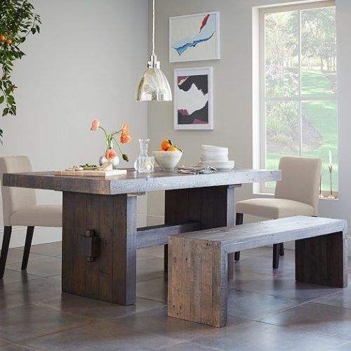 Natural Wood & Recycled Elm 87 Inch Dining Tables (Photo 5 of 20)