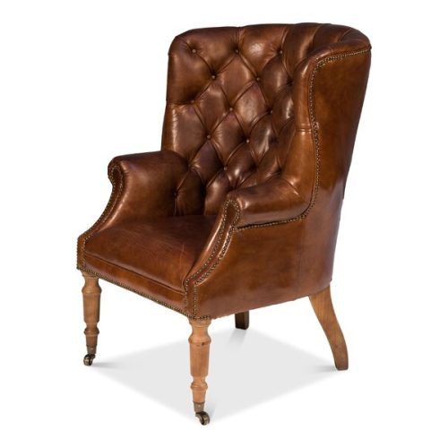 Ansar Faux Leather Barrel Chairs (Photo 17 of 20)