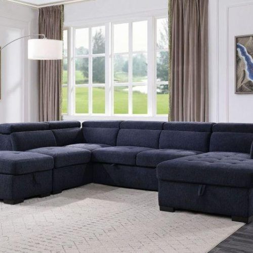 Sectional Sofas With Ottomans And Tufted Back Cushion (Photo 9 of 20)