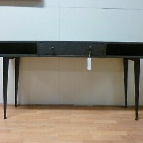 Swan Black Console Tables (Photo 8 of 20)