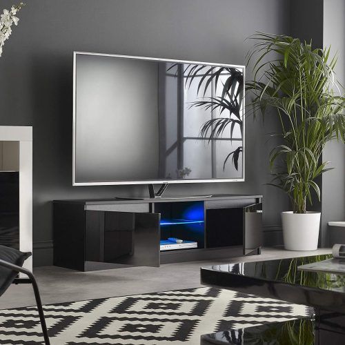 Hannu Tv Media Unit White Stands (Photo 9 of 20)