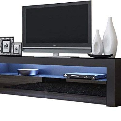 Milano White Tv Stands With Led Lights (Photo 11 of 20)