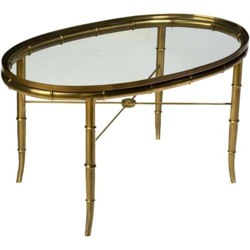 Antique Brass Glass Coffee Tables (Photo 17 of 20)
