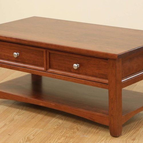 Cherry Wood Coffee Table Sets (Photo 16 of 20)