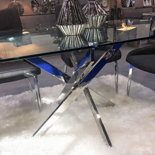 Chrome And Glass Rectangular Coffee Tables (Photo 14 of 20)