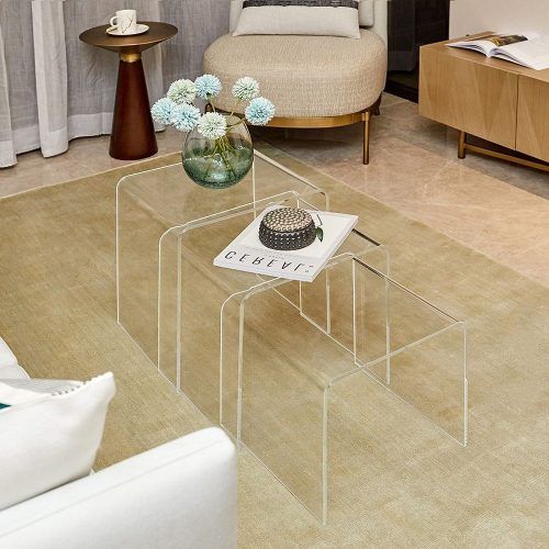Clear Acrylic Coffee Tables (Photo 3 of 20)