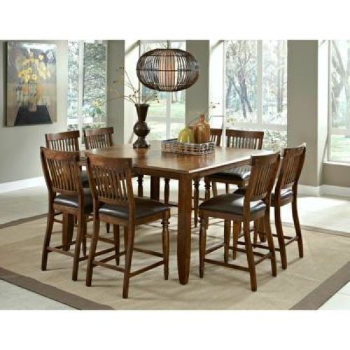 Craftsman 9 Piece Extension Dining Sets With Uph Side Chairs (Photo 20 of 20)