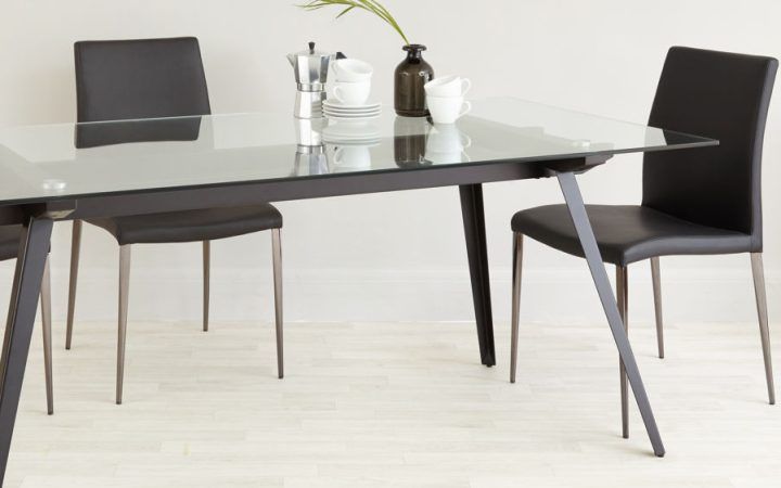 2024 Latest Dining Tables Black Glass
