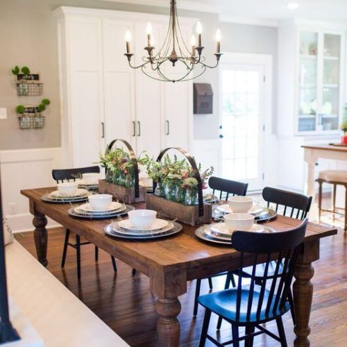Magnolia Home Breakfast Round Black Dining Tables (Photo 17 of 20)