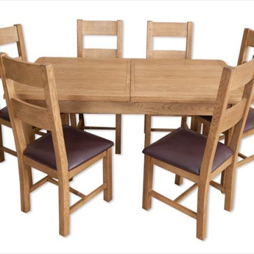 Oak Extending Dining Tables And 6 Chairs (Photo 1 of 20)