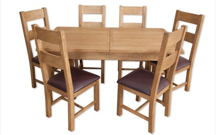 20 The Best Oak Extending Dining Tables and 6 Chairs