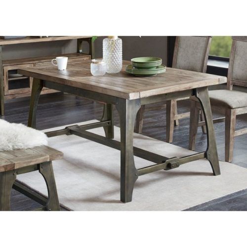 Iron And Wood Dining Tables (Photo 17 of 20)
