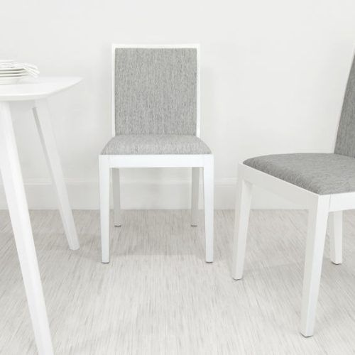 White Dining Chairs (Photo 1 of 20)