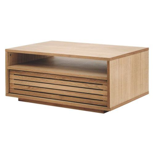 Oak Coffee Table With Storage (Photo 17 of 20)