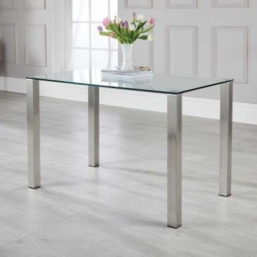 Brushed Metal Dining Tables (Photo 9 of 20)