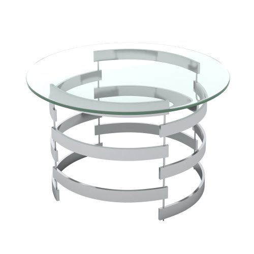 Silver Orchid Bardeen Round Coffee Tables (Photo 2 of 20)