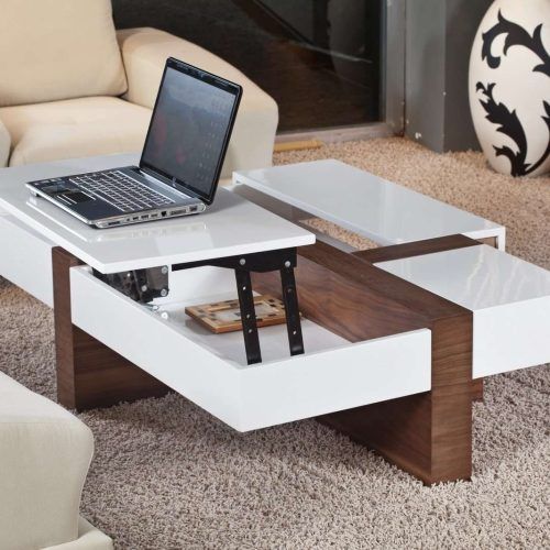 White Coffee Tables With Storage (Photo 15 of 20)