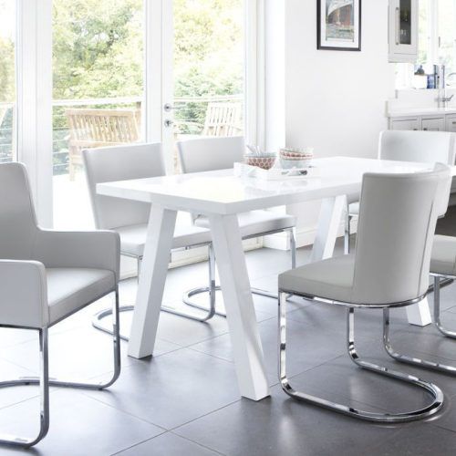 White Gloss Dining Tables (Photo 17 of 20)