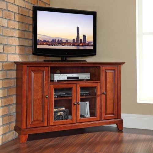 Space Saving Black Tall Tv Stands With Glass Base (Photo 2 of 20)