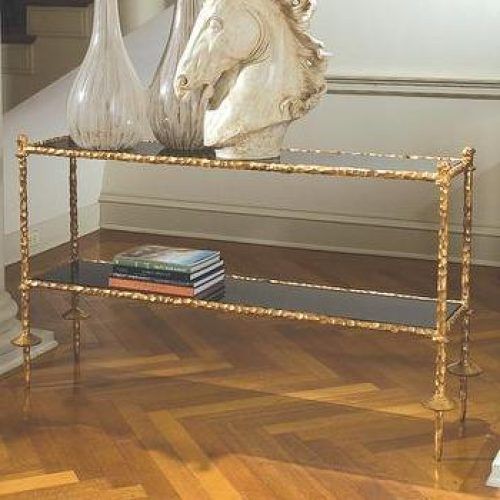 White Marble Gold Metal Console Tables (Photo 10 of 20)