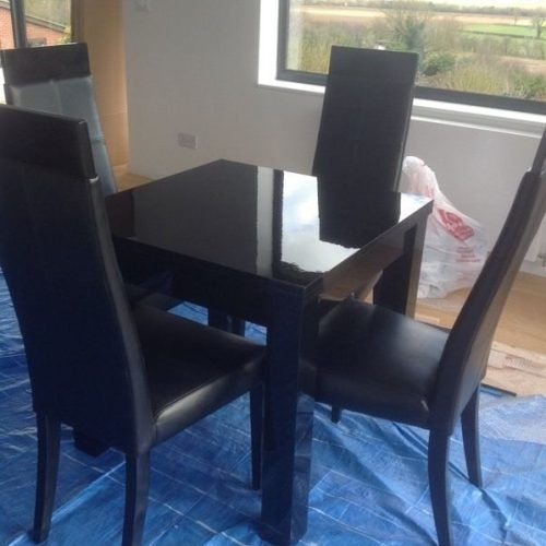 Black Gloss Dining Room Furniture (Photo 15 of 20)