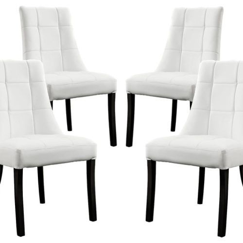 White Dining Chairs (Photo 9 of 20)