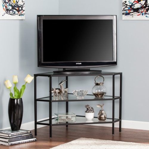 Tabletop Tv Stands Base With Black Metal Tv Mount (Photo 8 of 20)