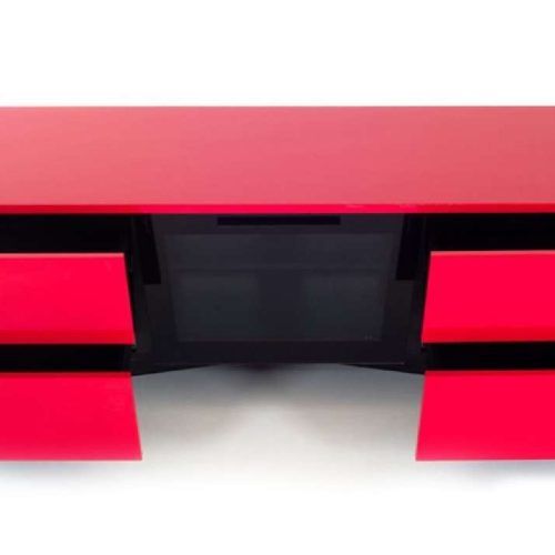 Red Modern Tv Stands (Photo 13 of 15)