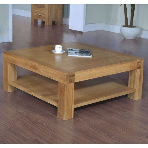 Oak Coffee Table With Glass Top (Photo 12 of 20)